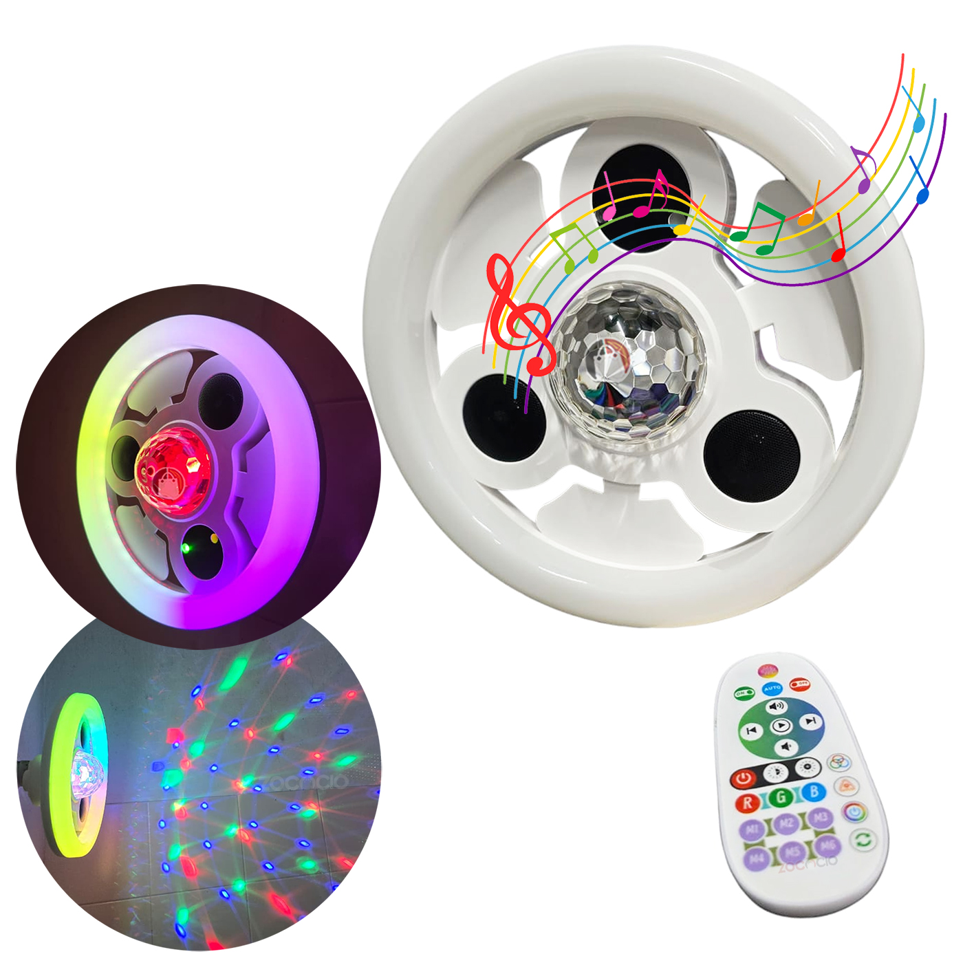 Miniatura 4 de Bombilla Lampara Led Con Figuras De Colo